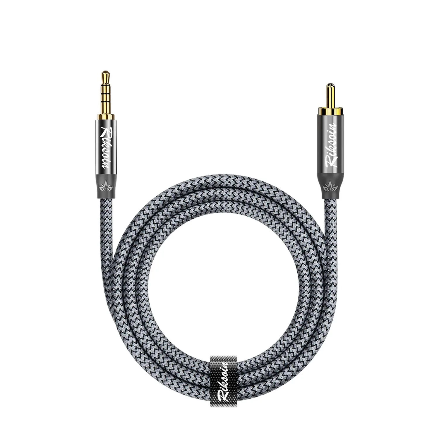 High-Fidelity 3.5mm to RCA Audio Cable for Home Theater Amplifiers