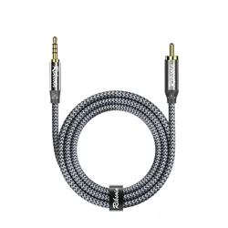 High - Fidelity 3.5mm to RCA Audio Cable for Home Theater Amplifiers (3.5 4 - Poles to RCA)