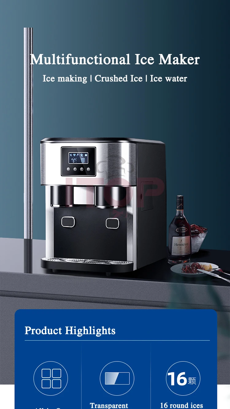 Itop Multifunctional Ice Maker Ice Cubes Crushed Ice Ice Water Ice Maker Bullet Cracked Ice Machine Mini Ice Machine 110v 2v Ice Machine Aliexpress