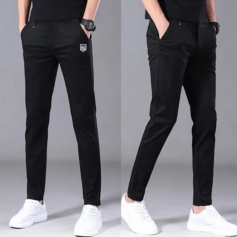Men's Golf Clothing Spring Elastic Golf Pants Fashionable Mens Long Tennis Pants Wear Men Horse Trouse