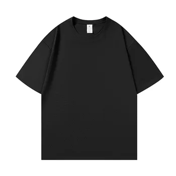 T-shirt in cotone a maniche corte da uomo estivo T-shirt tinta unita T-shirt traspiranti Abbigliamento sportivo da donna Manica corta sportiva