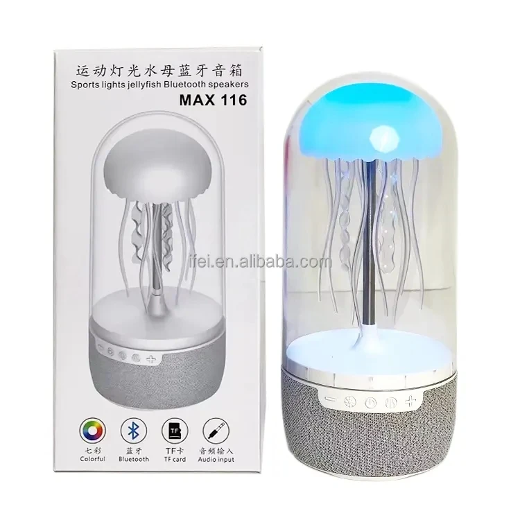 クラゲ-Bluetoothスピーカー、ポータブル、ワイヤレス、カラフル