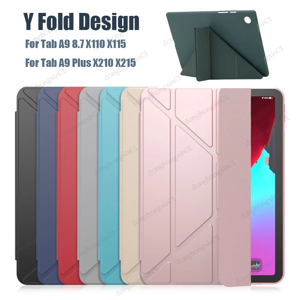 

For Samsung Tab A9 Case 8.7" A9+ A9 Plus 11 inch X210 X215 Y Fold PU Leaher Soft Cover For Galaxy Tab A9 8.7 SM X110 X115 Case