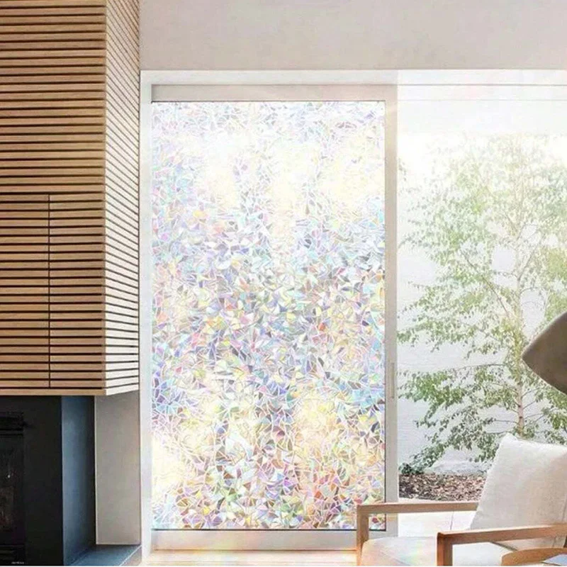 Window privacy sticker 1/2m static electricity adhesive free frosted anti peeping translucent glass