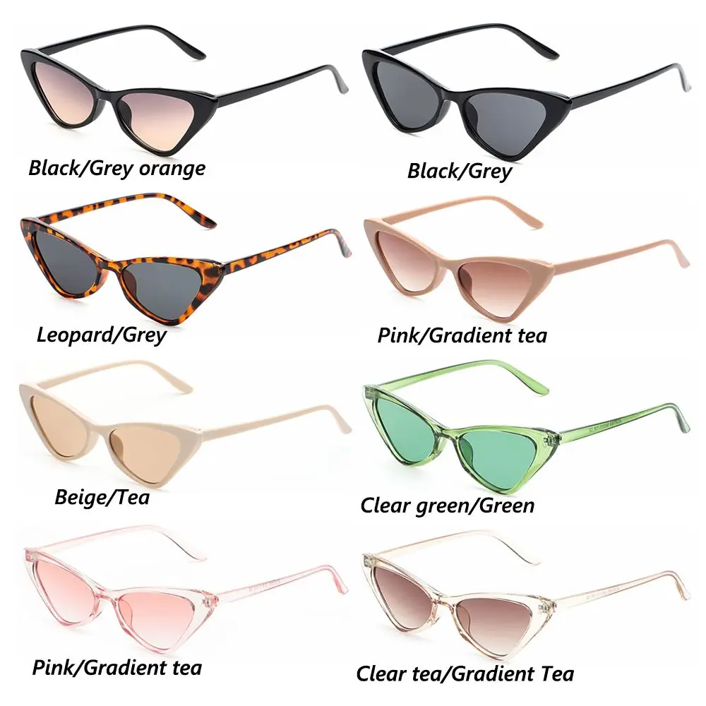Retro Sunglasses Eyewear Small Frame UV400 Streetwear Accessories Trendy Vintage Fashion Sunglasses Women Cat Eye vintage sunglasses