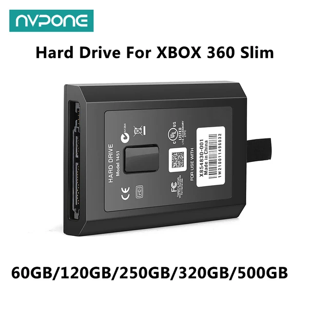 HDD Hard Drive Disk Kit for XBOX 360 Internal Slim Black 250GB