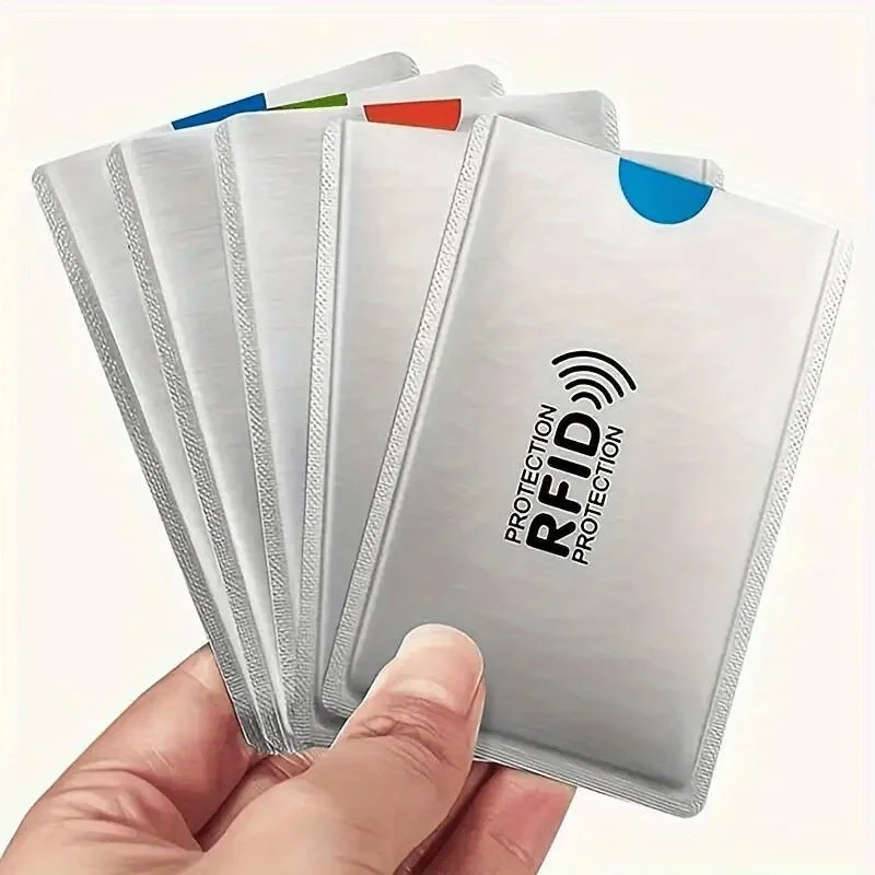 Premium Anti-Theft RFID Credit Card Protector Sleeves - Secure Cardholder Covers for Maximum Data Protection
