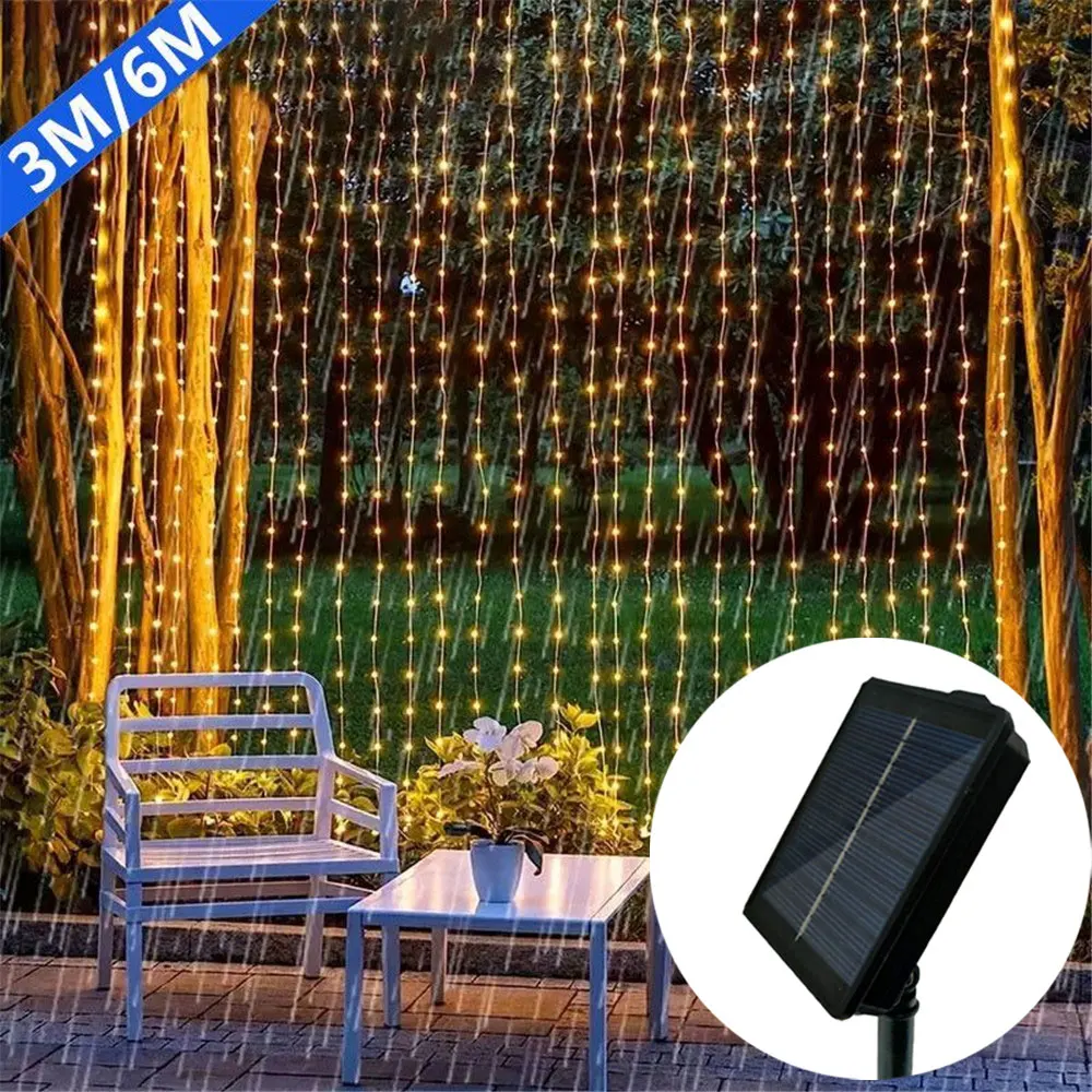 

600/светодиодов, рандеедневная внешняя гирлянда, декоративные гирлянды, ярды, Рождество, Хэллоуин, Сказочная гирлянда, гирлянды