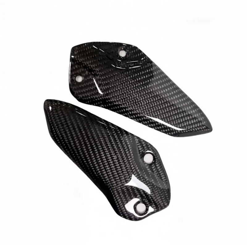 카본 파이버 오토바이 풋레스트 힐 가드 코브 리어셋 풋 레스트 페그 프로텍터 (ZX-4R ZX-4RR ZX-25R ZX4R ZX4RR 용)