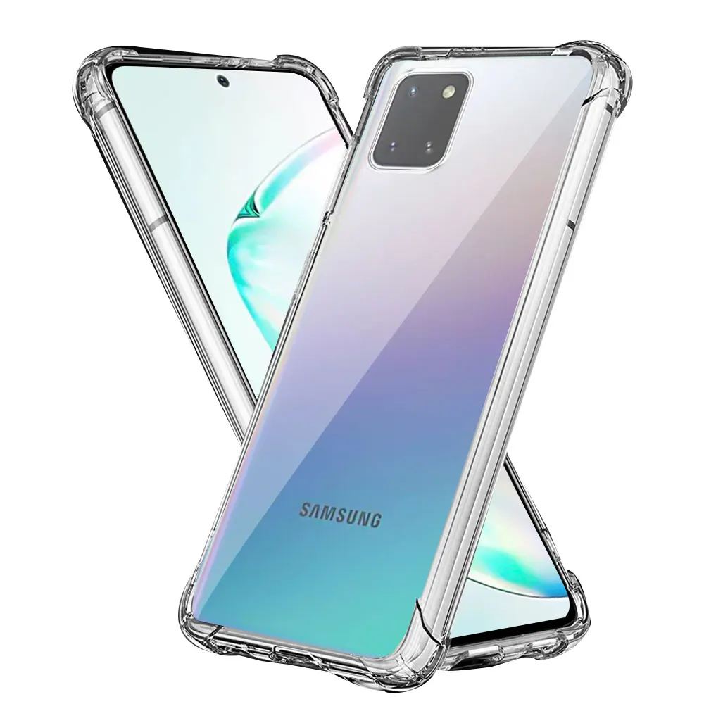 Für Samsung Note 10 Lite Fall Stoßfest Fällen Für Samsung Galaxy Note 10 Lite Silikon Weiche Klare Abdeckung Funda Note 10 Lite coque