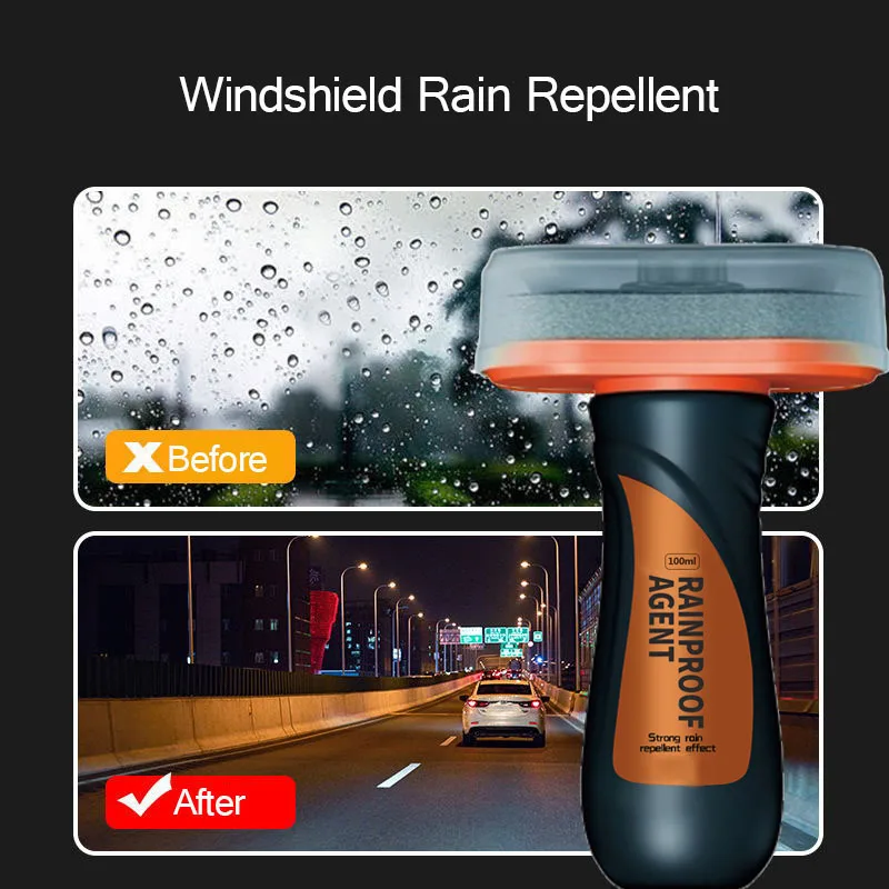 Agent Imperméable à La Pluie Pour Vitres De Voiture, Spray Anti-buée, Revêtement Hydrophobe, Nettoyant Pour Pare-brise, Fenêtre, Rétroviseur, Peinture Automatique