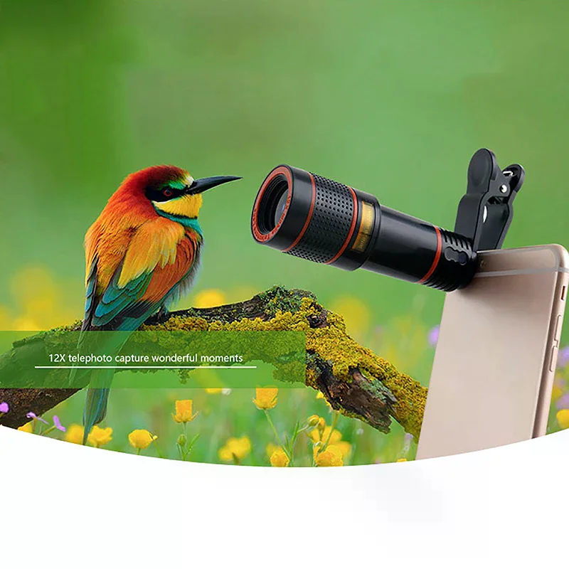 Enhanced Zoom Lens for Smartphones - Monocular Telephoto Camera Accessory