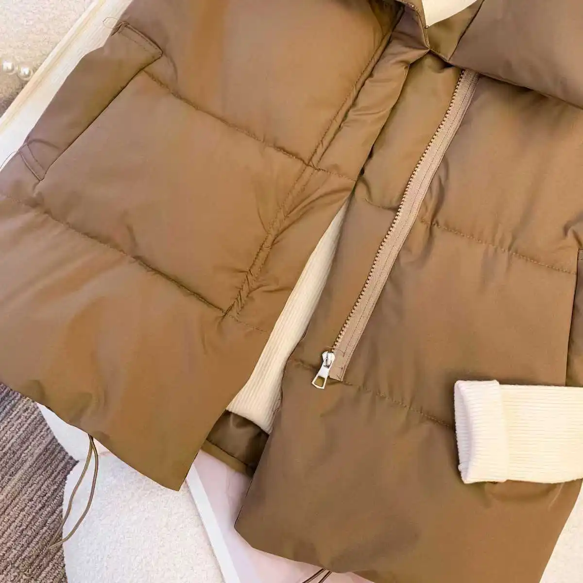 Winter Warm Padded Vest Women's Vest Sleeveless Jacket Casual Elegant Tank Top New In Coats & Jackets Matching Chic Outerwears