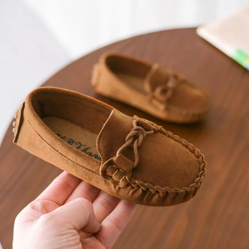 Fashion Kids Casual Shoes Children Leather Shoes Baby Toddler Designer Loafers