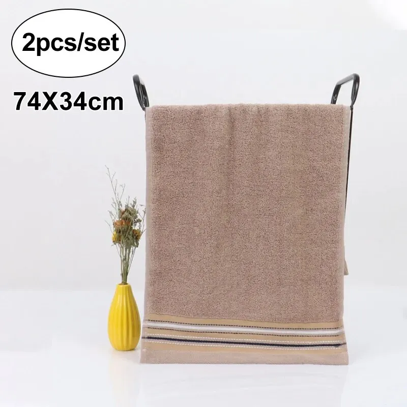Cotton Towel Thickened Absorbent Towel Quick Absorbent Soft Quick Dry Face Bathroom Hotel Travel Supply 2pcs thickened towel,cotton towel,face towel