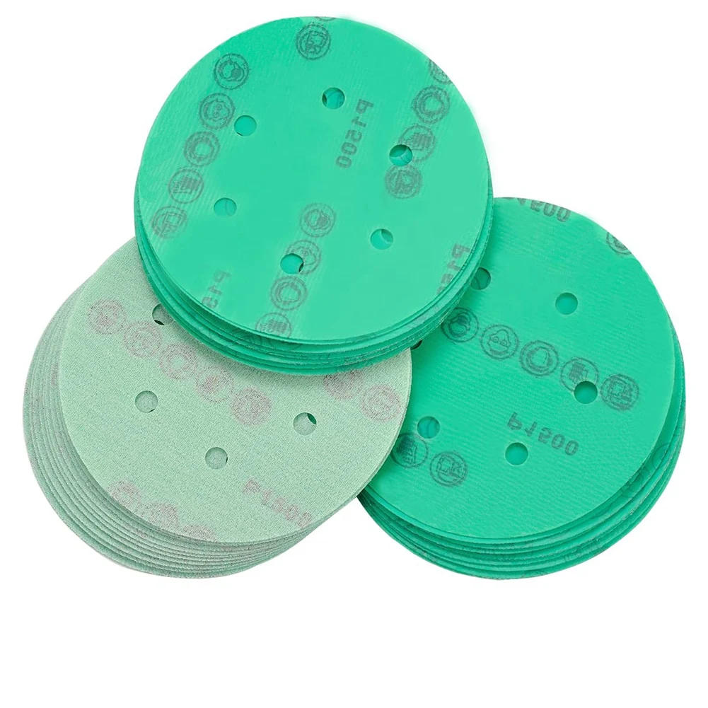 

25 Pieces Of Sanding Discs 6 Inches 6 Holes, Dry and Wet 1500 Sandpaper,for Random Track Sanding, Wood Polishing, Metal