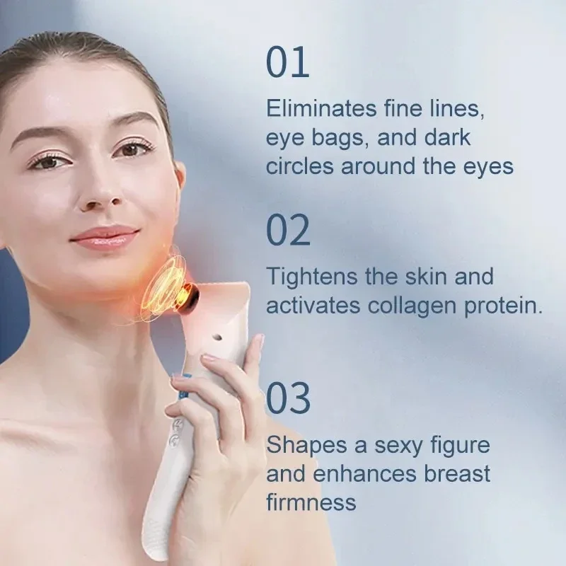 2025 RF Lifting Collagen Regeneration Machine Skin Tightening Eye Face Wrinkle Removal Breast Massage Antiaging Beauty Device