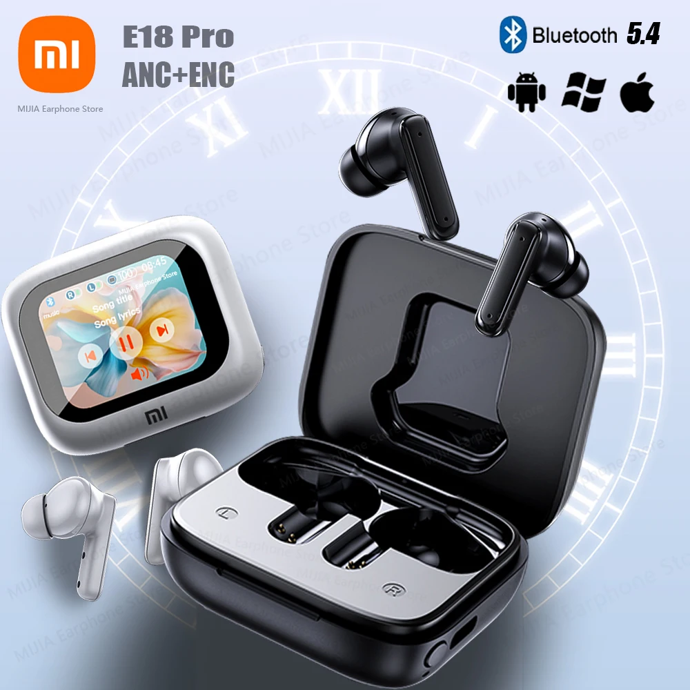 XIAOMI-E18-Pro-ANC-Wireless-Headphone-TWS-Bluetooth-Touch-Screen ...