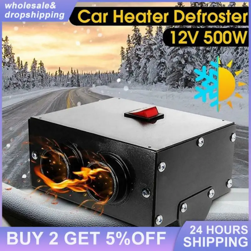 Defroster Demister Universal Multifunctional 1000w 12v /24v For Cars Trucks Car Accessories Electric Heater Portable