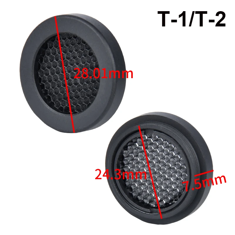 WADSN Airsoft Tactical Scope Accessories Mesh Protector Cover for G33 G43 4X FXD Magnifier T-1 T-2 M2 M4 Red Dot Sight Killflash