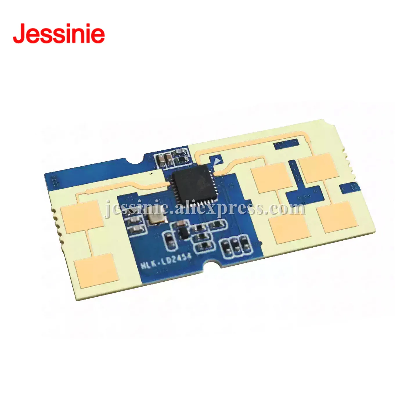 10pcs/1pc Hi-Link HLK-LD2454 24GHz 1T2R Multi-Target Human Motion Trajectory Tracking Radar Sensor Module LD2454 Cable