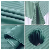 Couverture de Table de Massage de beauté, drap de lit pour Salon de Spa avec trou pour le visage, Table de Massage pour Salon de beauté, matelas 6