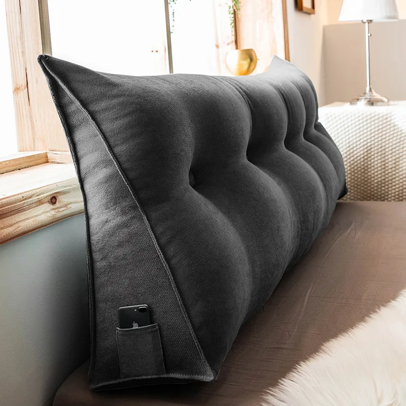 Backrest Bed Pillow Large Pillows Bed Headboard Long Pillow