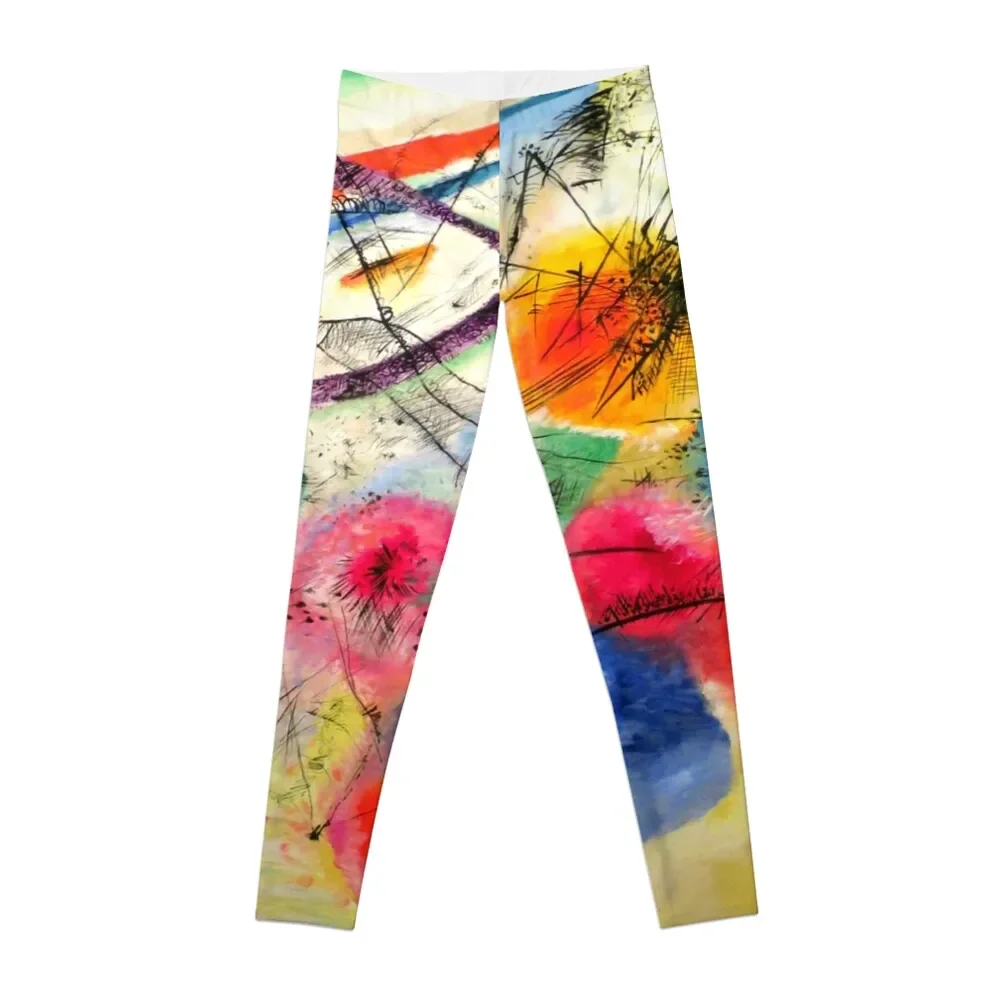 

Wassily Kandinsky "Black Lines" w/ Signature | Kandinsky Inspired Leggings leggins push up woman gym pants Womens Leggings