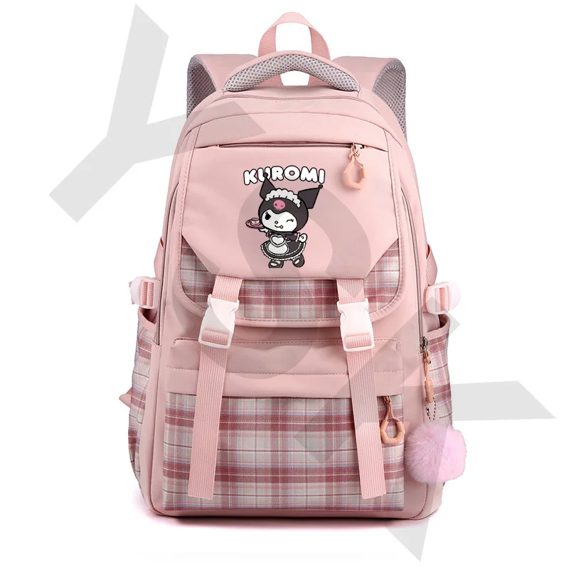 

Школьная сумка Kuromi Корейская версия милый мультяшный красивый модный рюкзак Мелодия уличная сумка