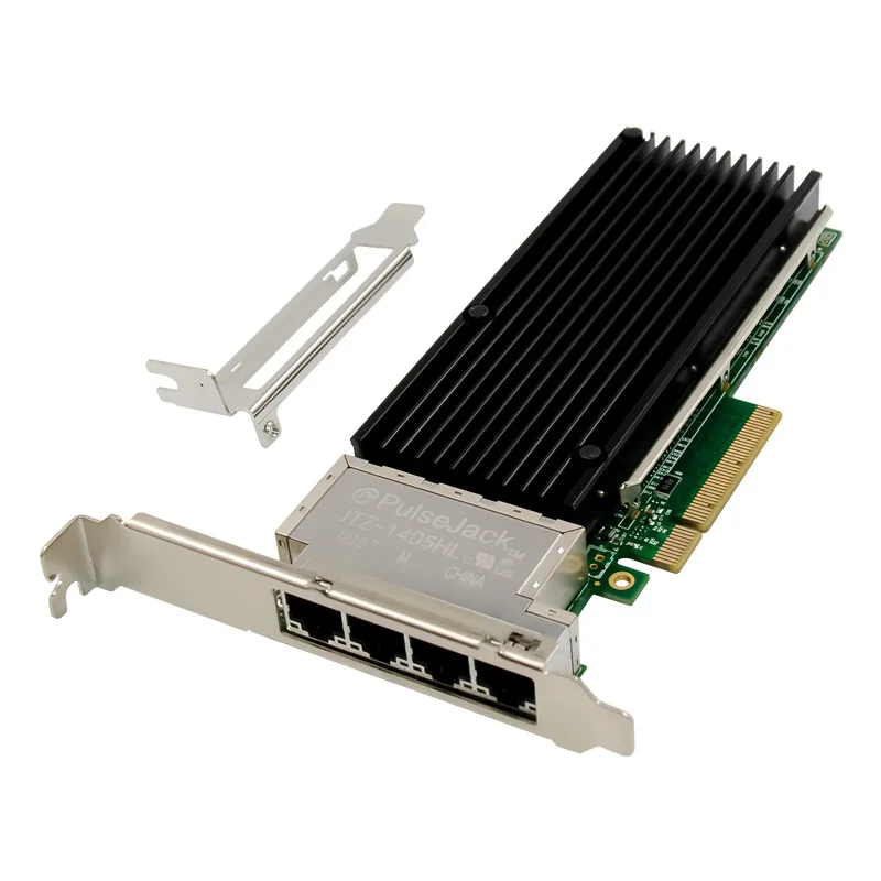 

PCI-E Ten Gigabit Network Adapter X710-DA4 Four-port Desktop Computer Server RJ45 Group Light Computer soft routing