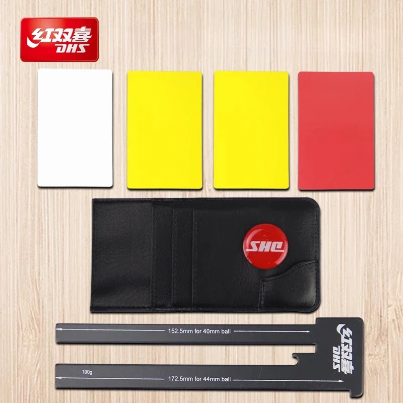 DHS RF102 Match Referee Tool Kit Edge Picker Measuring Ruler，Table tennis referee bag