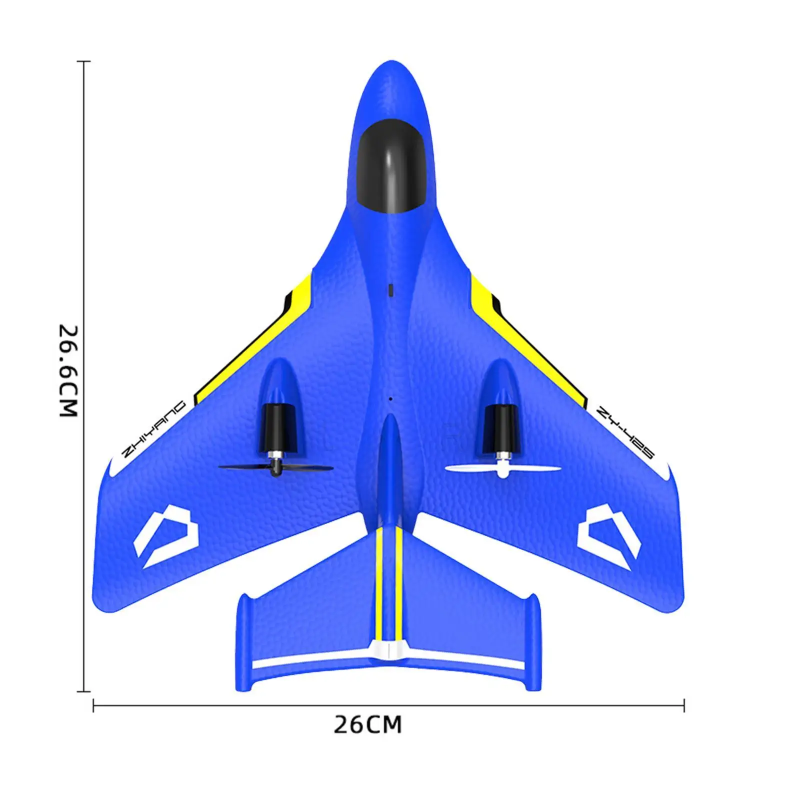 Avion RC Débutant Planeur Électrique 2.4G - Rouge/Bleu