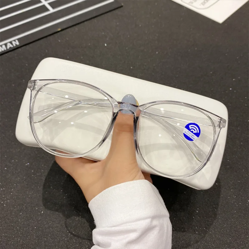 

Модная прозрачная оправа для очков для компьютера для женщин и мужчин, очки с защитой от синего света, круглые оптические очки, очки с защитой от ультрафиолета