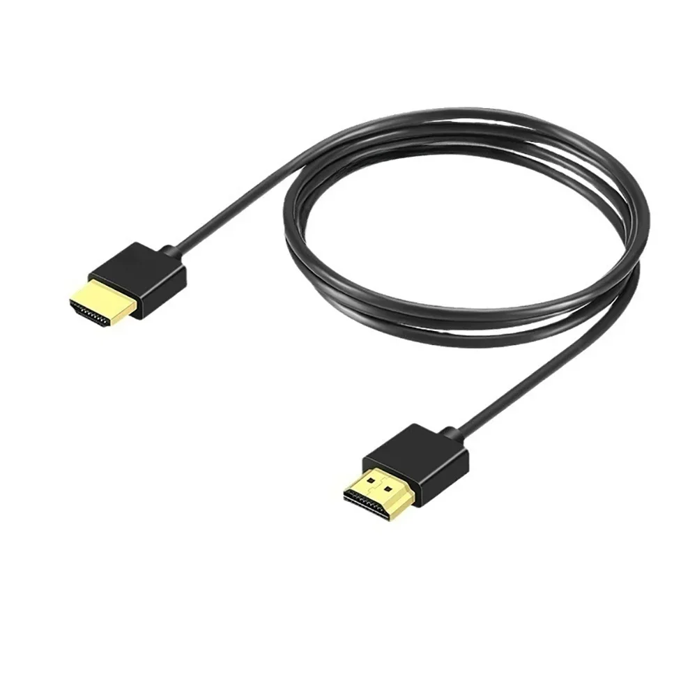 Ультрам'який тонкий кабель HDMI-міні HDMI, підтримує 4K 60Hz 18Gbps 2160p 1080p, високошвидкісний гнучкий відеокабель для камери та проектора