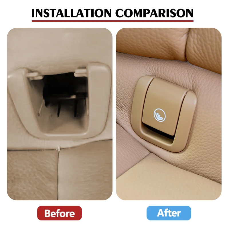 Copertura ISOFIX per Seggiolino Posteriore per Volvo V90 S90 XC40 S60 XC60 V60 - immagine 4