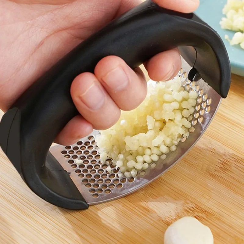 Stainless Steel Garlic Press Crusher Manual Garlic Mincer Chopping