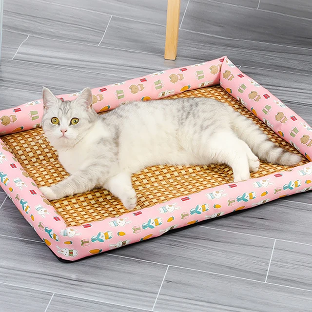 Dog And Cat Ice Cushion Summer Small And Medium Cat Sofa Cool Wear Pads Pet Bed Comfortable Wear-Resistant Pads Pet Supplies 3