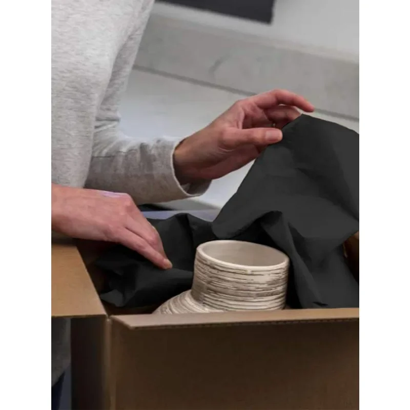 Black Wrapping Paper,Construction Paper for Poster Bulletin Board Paper,Classroom Decor, Birthday, Bouquet Flower Craft Supplies