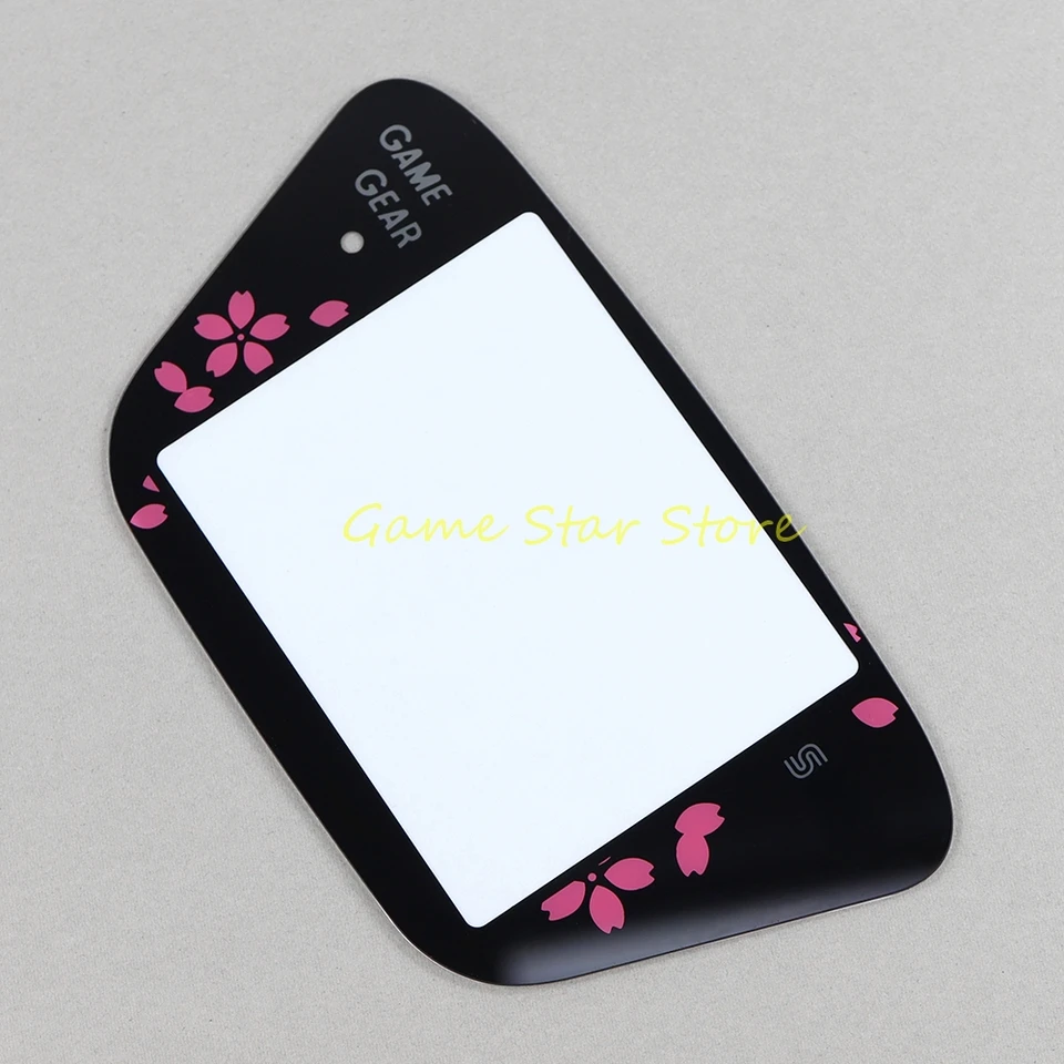 Newwyt-Lente De Pantalla De Plástico Negro Lente De Cubierta De Pantalla Para Game-Gear Panel Protector De Lente De Pantalla Piezas De Repuesto ABS Negro