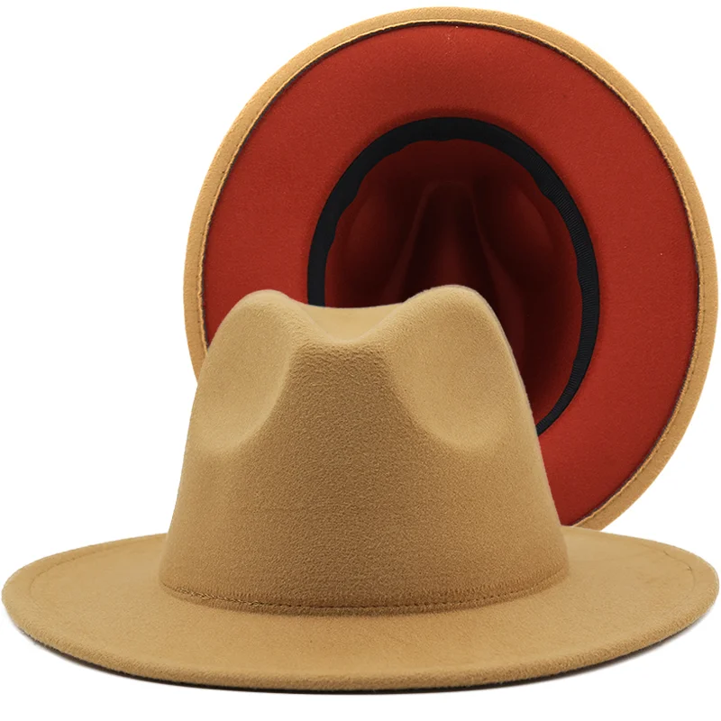 tan fedora band fedora for women jazz hat Unisex fedoras fashion hats for women and men church hat rock hat star rock fedoras hat stetson stratoliner