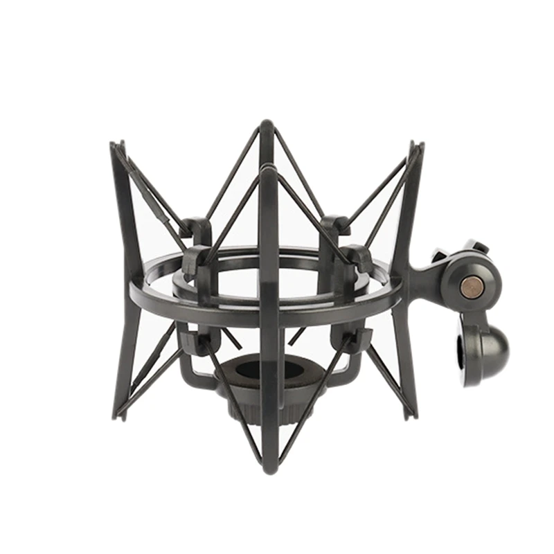 Microphone Shock Mount Condenser Microphone Adjustable Clip Stand Shock