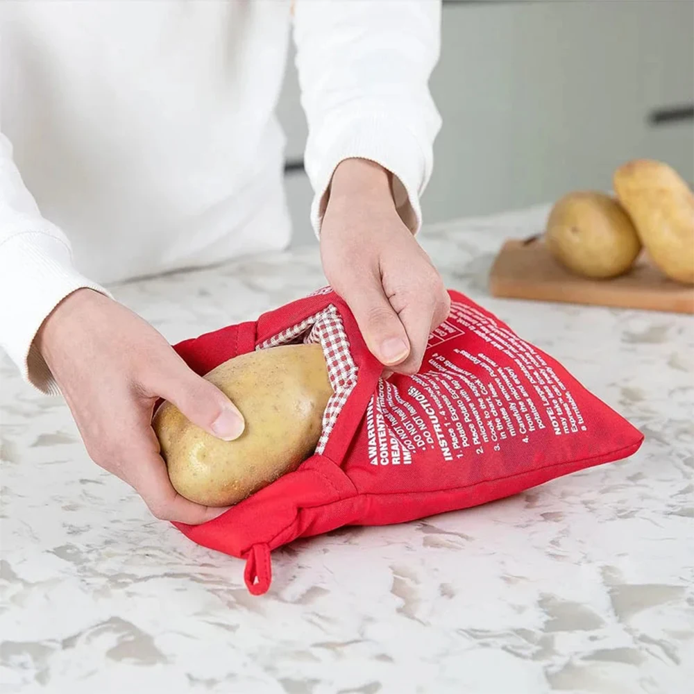 1pc Microwave Oven Baked Bags Potatoes Corn Sweet Potato Heating Tools Reusable