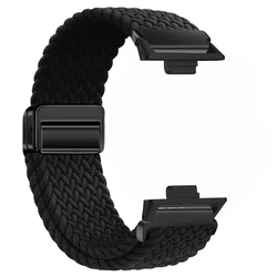 Magnetic Braided Nylon Loop Band - Adjustable Sport Replacement Strap Bracelet for Mi band 9pro 8pro (BB)