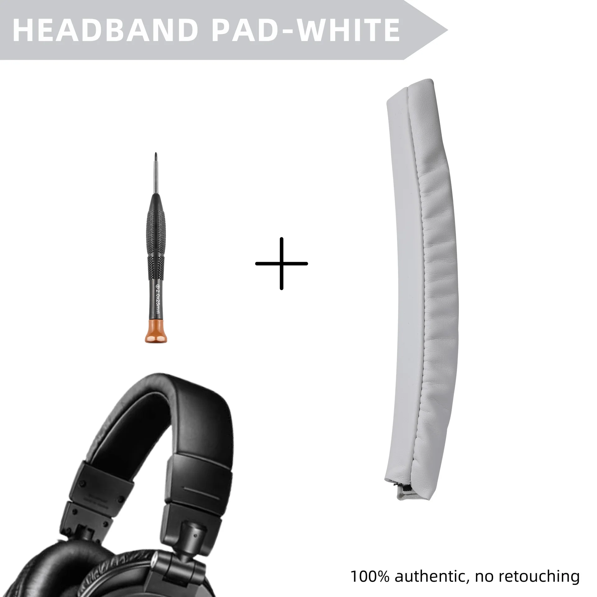 Replacement Upgrade Velcro Head Beam Mat For ATH M50 M50X M50XWH M50XBT M50XBT2 M50S headphones repair parts easy installation