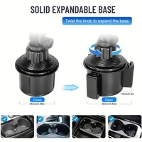 Magnetic Phone Holder Installation of Water Cup in Car for Magsafe IPhone 16 15 14 13 12 Samusng Xiaomi 360° Rotation Cell Mount 5