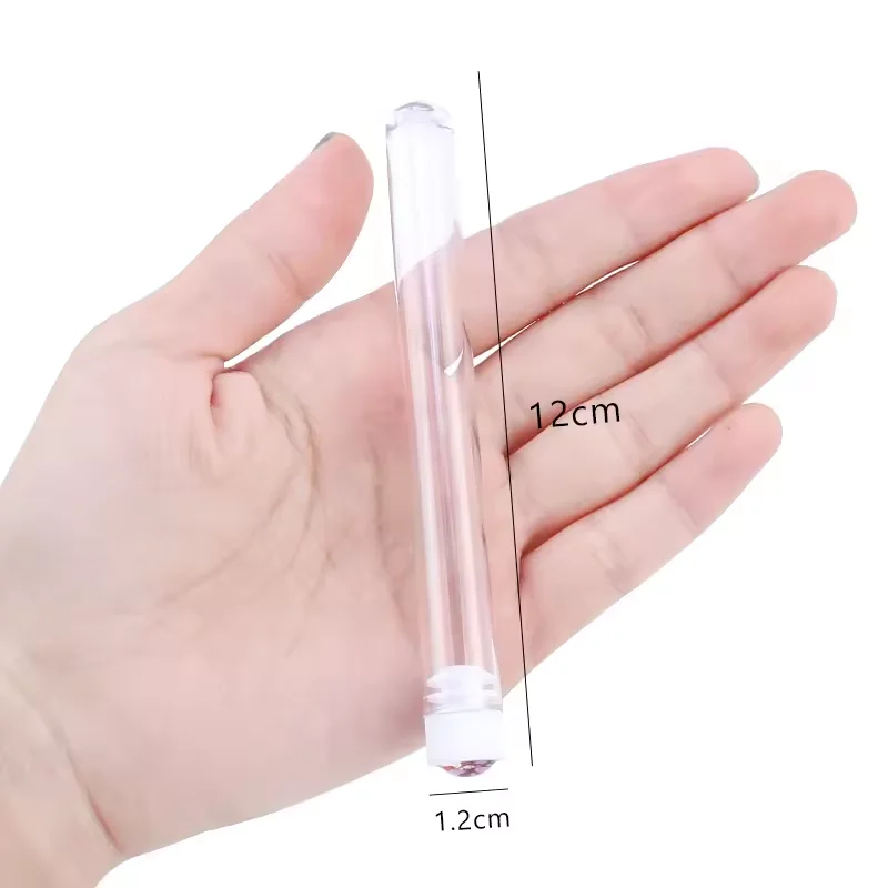 Reusable Eyelash Mascara Wand Tube Eye Lashes Brush Wand Replaceable Dust-proof Eyebrow Brush Applicator Makeup Tools 20/100pcs