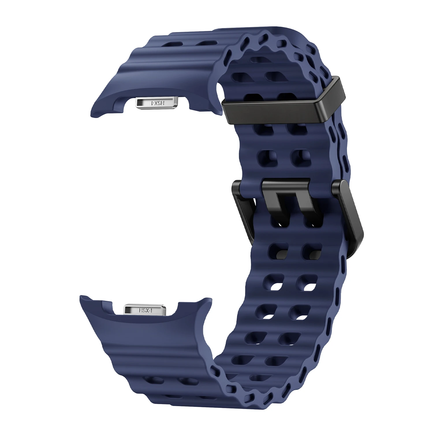Elastic Silicone Sport Band for Galaxy Watch - Marine Blue Strap