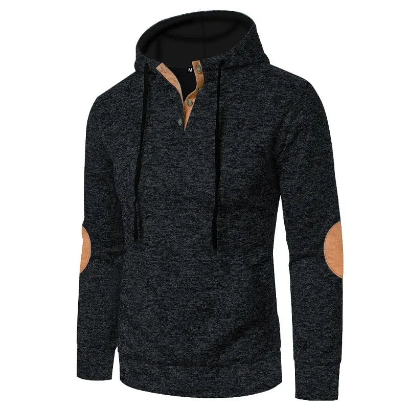 Animal Game Outdoor Men's Casual Jacket Hoodie Button Sport Sweatshirts Men's Work Out Solid Warm Coat Sport Hooded Streetwear