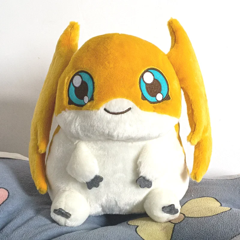 Digimon Adventure Action Figure Plush Toy Patamon Tailmon Cartoon Stuffed Sitting Position Doll Soft Pillow Kawaii Decor
