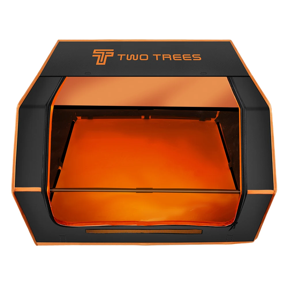 

Twotrees Laser Engraver Enclosure Fireproof and Dustproof Protective Cover 780x720x460mm with Exhaust Fan and Pipe Fits